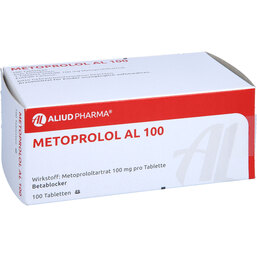 Abbildung: Metoprolol AL 100 Tabletten 100 St, Tabletten PZN 04751513