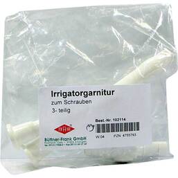Abbildung: Irrigator Garnitur 3-teilig zum Schrauben 1 St PZN 04755793