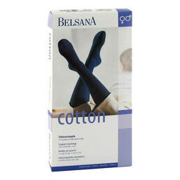Abbildung: Belsana Cotton Stütz AD 3 schwarz mit Baumwolle 2 St PZN 04769306