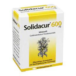 Abbildung: Solidacur 600 mg Filmtabletten Filmtabletten, 50 St PZN 04770284