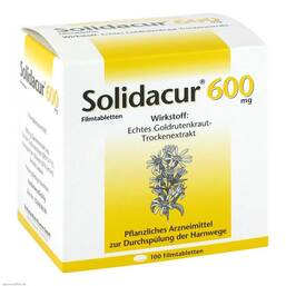 Abbildung: Solidacur 600 mg Filmtabletten Filmtabletten, 100 St PZN 04770290