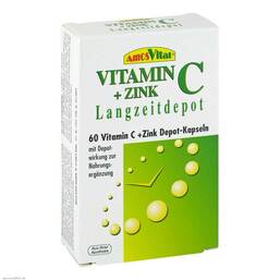 Abbildung: Vitamin C + Zink Langzeitdepot Kapseln Kapseln, 60 St PZN 04773093