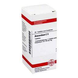 Abbildung: Anacardium C 9 Tabletten Tabletten, 80 St PZN 04776364