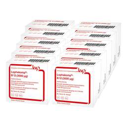 Abbildung: Lophakomp B 12 3000 µg Injektionslösung 100X2 ml, Injektionslösung PZN 04777530