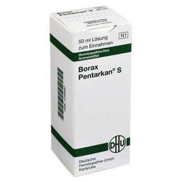 Abbildung: DHU Borax Pentarkan S Liquidum Mischung, 50 ml PZN 04780087