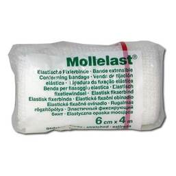 Abbildung: Mollelast 6cmx4m weiß Binden, 1 St PZN 04781483