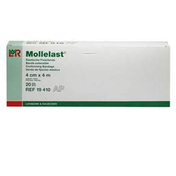 Abbildung: Mollelast 4cmx4m weiß Binden, 20 St PZN 04781537