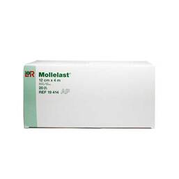 Abbildung: Mollelast 12cmx4m weiß Binden, 20 St PZN 04781589