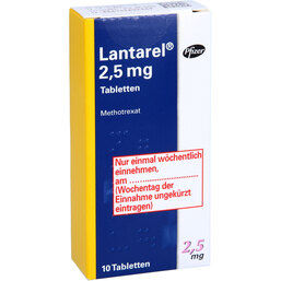 Abbildung: Lantarel 2,5 mg Tabletten 10 St, Tabletten PZN 04781750