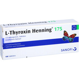 Abbildung: L-Thyroxin 175 Henning Tabletten 100 St, Tabletten PZN 04784091
