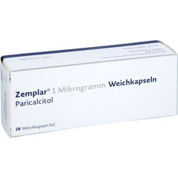 Abbildung: Zemplar 1 Mikrogramm Weichkapseln 28 St, Weichkapseln PZN 04795982