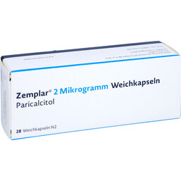 Abbildung: Zemplar 2 Mikrogramm Weichkapseln 28 St, Weichkapseln PZN 04795999
