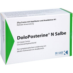 Abbildung: Doloposterine N Salbe mit Analdehner 25 g, Creme PZN 04800950