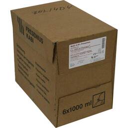 Abbildung: Nacl 0,9% Plastikschraubflasche 6X1000 ml, Lösung PZN 04801702