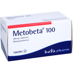 Abbildung: Metobeta 100 Tabletten 100 St, Tabletten PZN 04801926