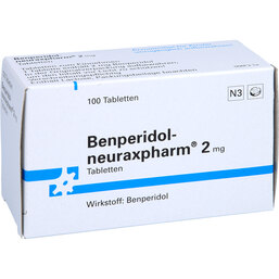 Abbildung: Benperidol neuraxpharm 2 mg Tabletten 100 St, Tabletten PZN 04815265