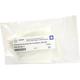 Abbildung: Handschuhe Einmal für Damen Bt 20 St, Handschuhe PZN 04818921