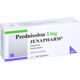 Abbildung: Prednisolon 1 mg Jenapharm Tabletten 100 St, Tabletten PZN 04821484