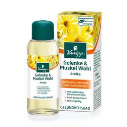 Abbildung: Kneipp Gesundheitsbad Gelenke & Muskel Wohl Arnika Bad, 100 ml PZN 04823767