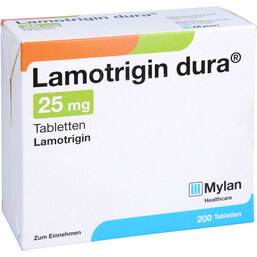 Abbildung: Lamotrigin dura 25 mg Tabletten 200 St, Tabletten PZN 04826748