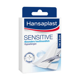 Abbildung: Hansaplast Sensitive Pflaster 1mx6cm Pflaster, 1 St PZN 04827512