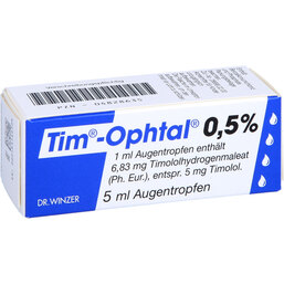 Abbildung: Tim Ophtal 0,5% Augentropfen 5 ml, Augentropfen PZN 04828635