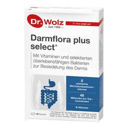 Abbildung: Darmflora plus select Kapseln Kapseln, 40 St PZN 04837433