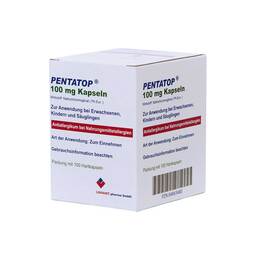 Abbildung: Pentatop 100 mg Hartkapseln 100 St, Hartkapseln PZN 04843480