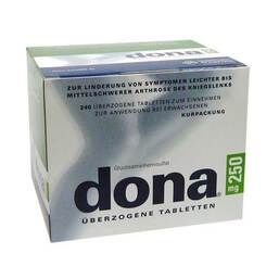 Abbildung: Dona 250 mg überzogene Tabletten Überzogene Tabletten, 240 St PZN 04851108