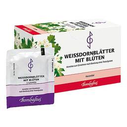 Abbildung: Weissdorn Blätter mit Blüten Filterbeutel Filterbeutel, 20X1.5 g PZN 04856583
