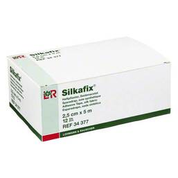 Abbildung: Silkafix Heftpflaster 5mx2,5cm 12 St, Pflaster PZN 04860283