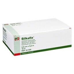 Abbildung: Silkafix Heftpflaster 9,2mx2,5cm 12 St, Pflaster PZN 04860320