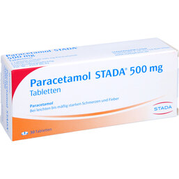 Abbildung: Paracetamol STADA 500 mg Tabletten 30 St, Tabletten PZN 04860426