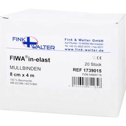 Abbildung: Mullbinden 4mx8cm 100% Baumw Binden, 20 St PZN 04868178