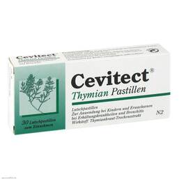 Abbildung: Cevitect Thymian Pastillen Pastillen, 30 St PZN 04869924