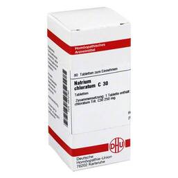 Abbildung: DHU Natrium chloratum C 30 Tabletten Tabletten, 80 St PZN 04872783