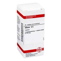 Abbildung: DHU Silicea C 5 Tabletten Tabletten, 80 St PZN 04872866
