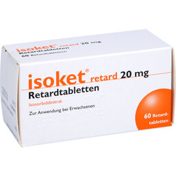 Abbildung: Isoket retard 20 mg Tabletten 60 St, Retard-Tabletten PZN 04876999