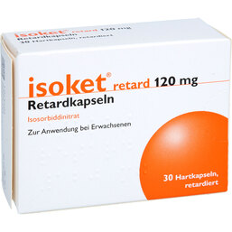 Abbildung: Isoket retard 120 mg Kapseln 30 St, Retard-Kapseln PZN 04877102