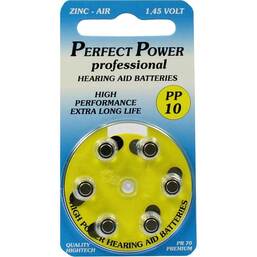 Abbildung: Batterien für Hörgeräte Power PP 10 6 St PZN 04877326
