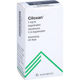 Abbildung: Ciloxan Augentropfen 5 ml, Augentropfen PZN 04877800