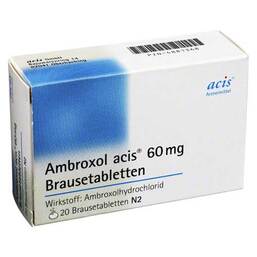 Abbildung: Ambroxol acis 60 mg Brausetabletten Brausetabletten, 20 St PZN 04881368