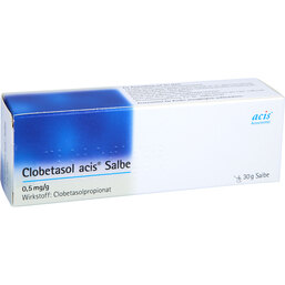 Abbildung: Clobetasol acis Salbe 30 g, Salbe PZN 04881871