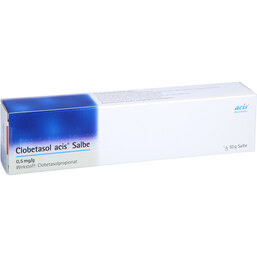 Abbildung: Clobetasol acis Salbe 50 g, Salbe PZN 04881888