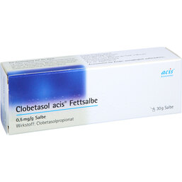 Abbildung: Clobetasol acis Fettsalbe 30 g, Fettsalbe PZN 04882149
