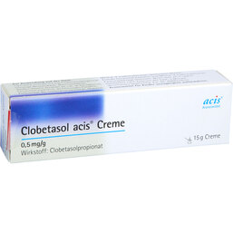 Abbildung: Clobetasol acis Creme 15 g, Creme PZN 04882161