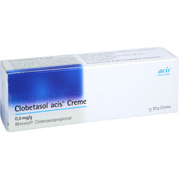 Abbildung: Clobetasol acis Creme 30 g, Creme PZN 04882853