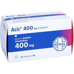 Abbildung: Acic 400 Tabletten 35 St, Tabletten PZN 04887721