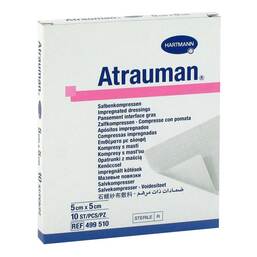 Abbildung: Atrauman 5x5 cm steril Kompressen Kompressen, 10 St PZN 04889826
