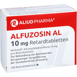Abbildung: Alfuzosin AL 10 mg Retardtab 100 St, Retard-Tabletten PZN 04890717